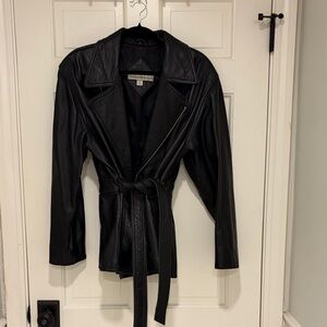 Valerie Stevens Black Leather Jacket